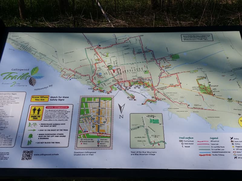 Map of the georgian trail