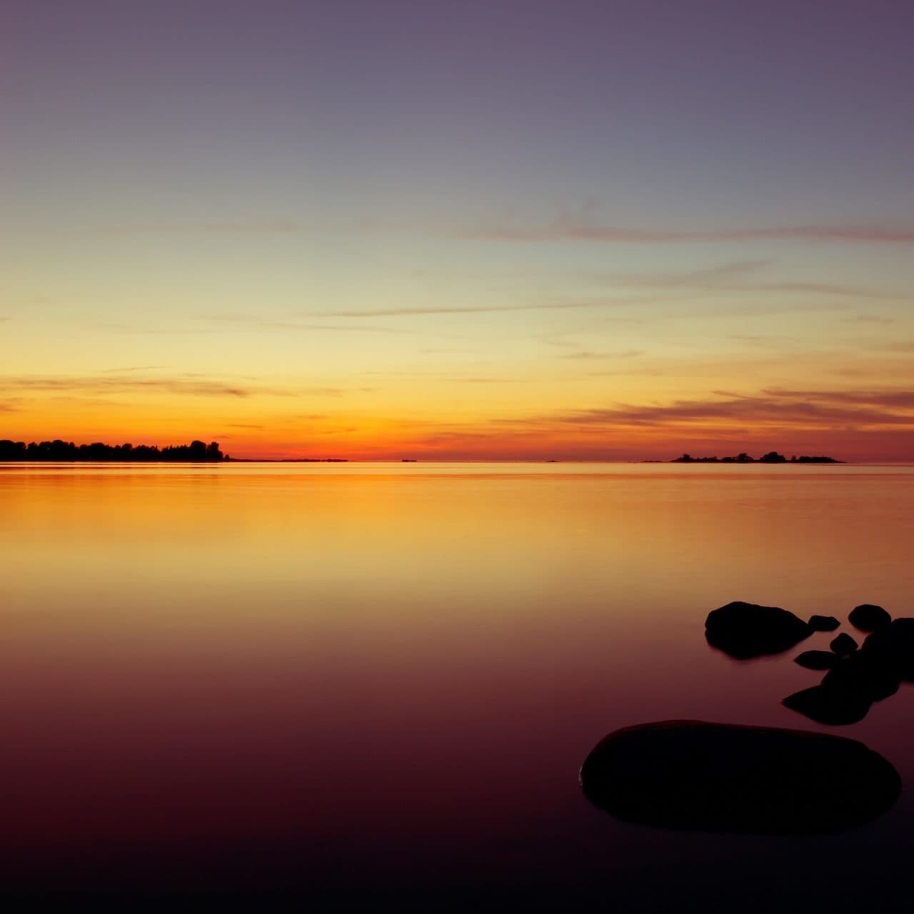 Sunset over Georgian Bay (Lake Huron)